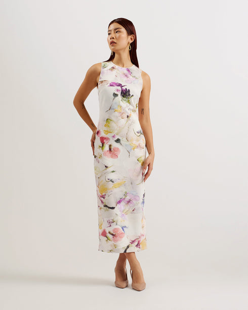 LILYHA-Dresses-Printed Scuba Bodycon Dress- Ted Baker Romania